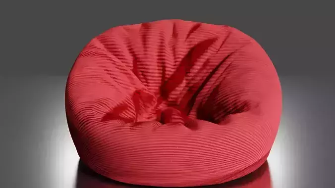 Velvet Bean Bag