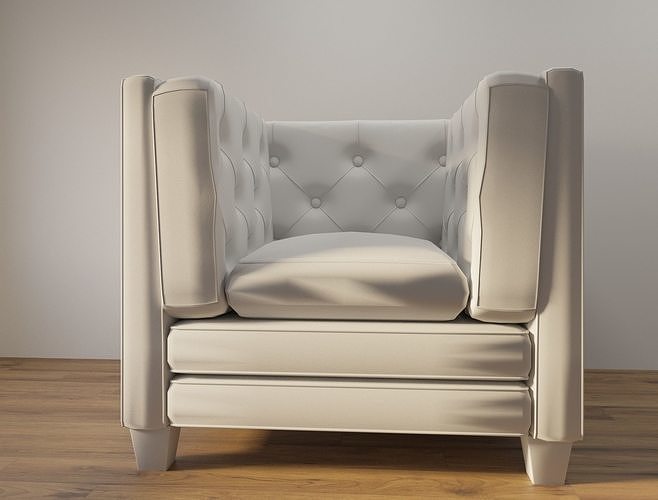 Modern sofa Free low-poly 3D model