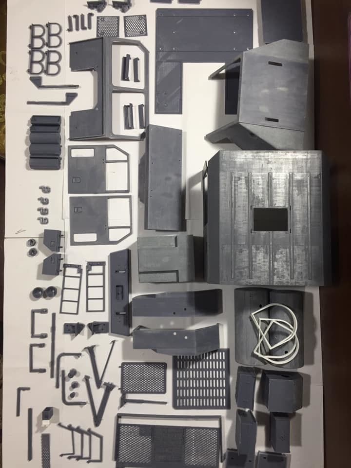 Oshkosh M1070  Army tank  STL 3D print model_15