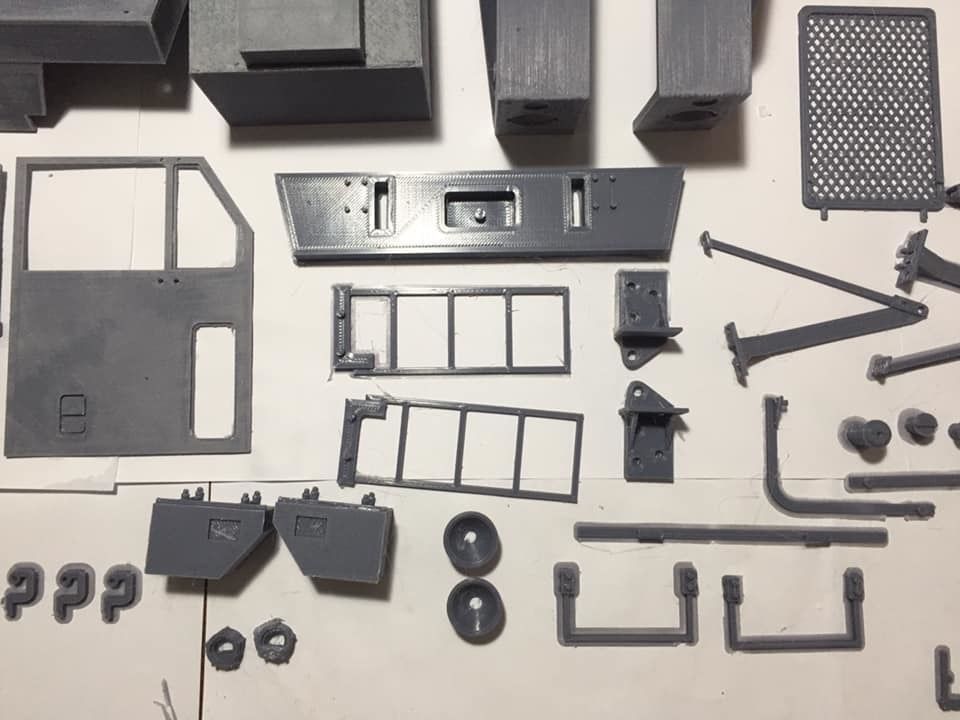 Oshkosh M1070  Army tank  STL 3D print model_11