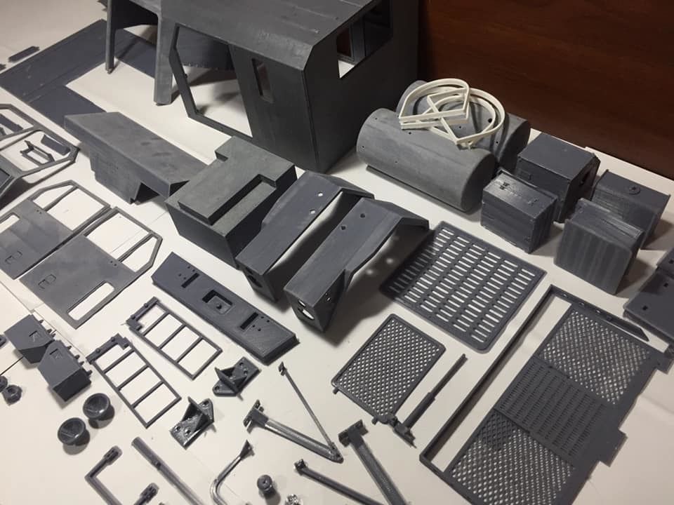 Oshkosh M1070  Army tank  STL 3D print model_7