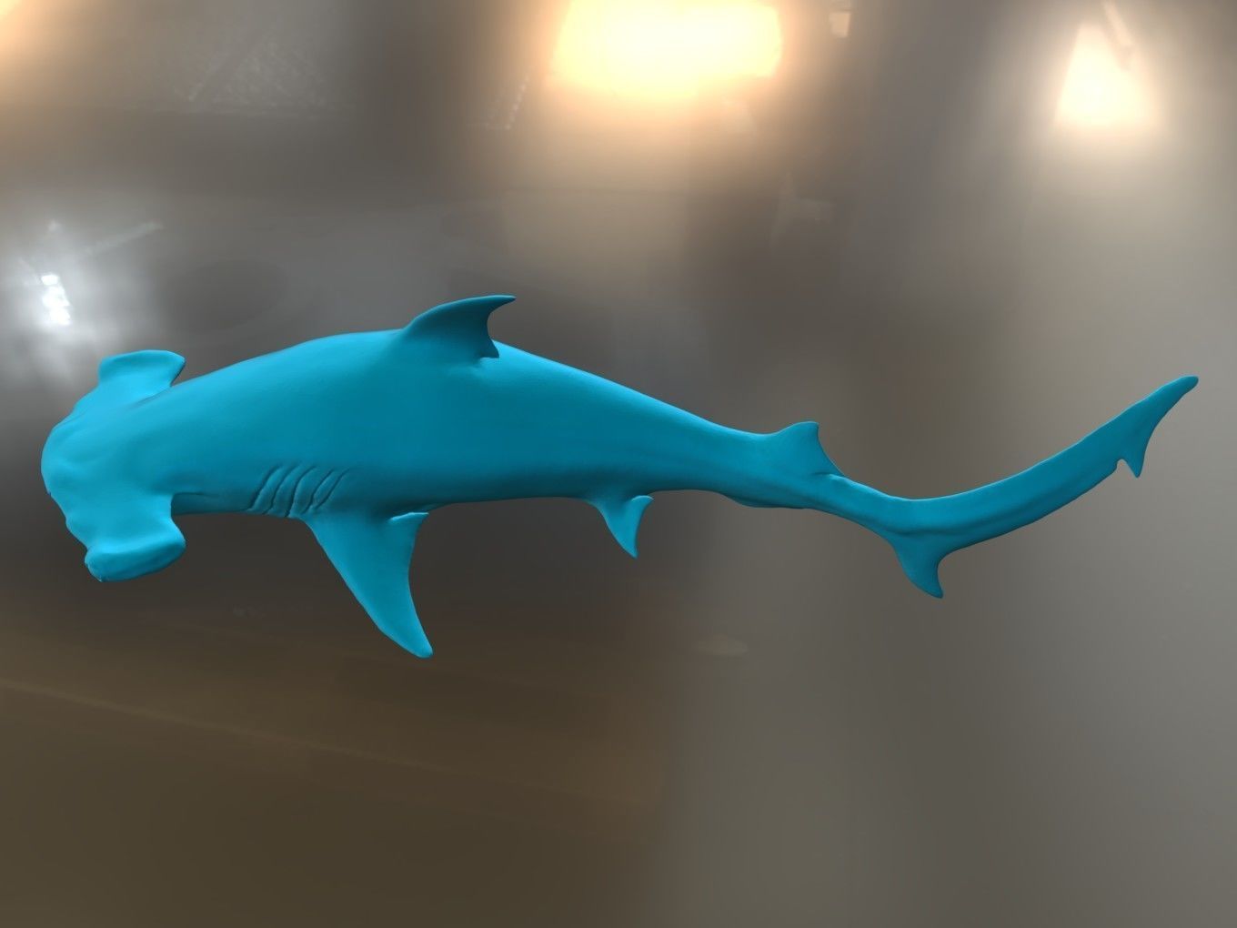 Hammer Shark 3D print model_6