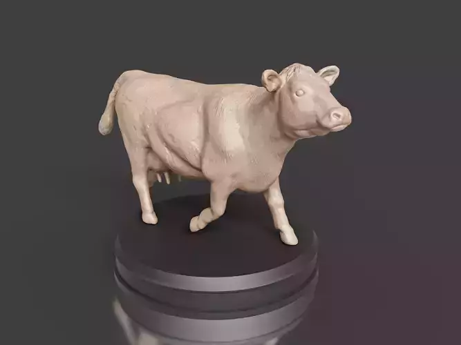Cows Run Statue