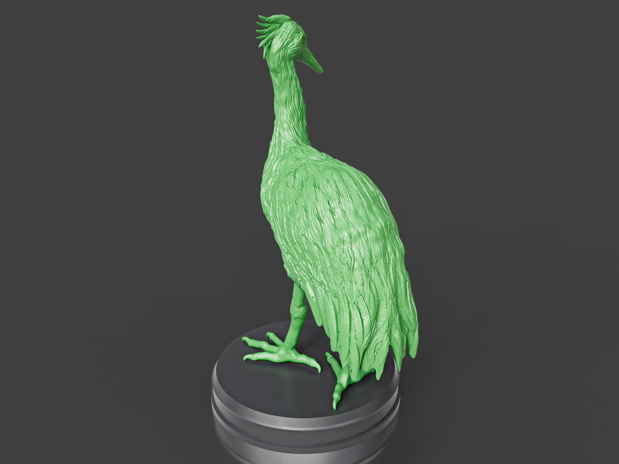 Realistic Crane Bird 3D print model_3