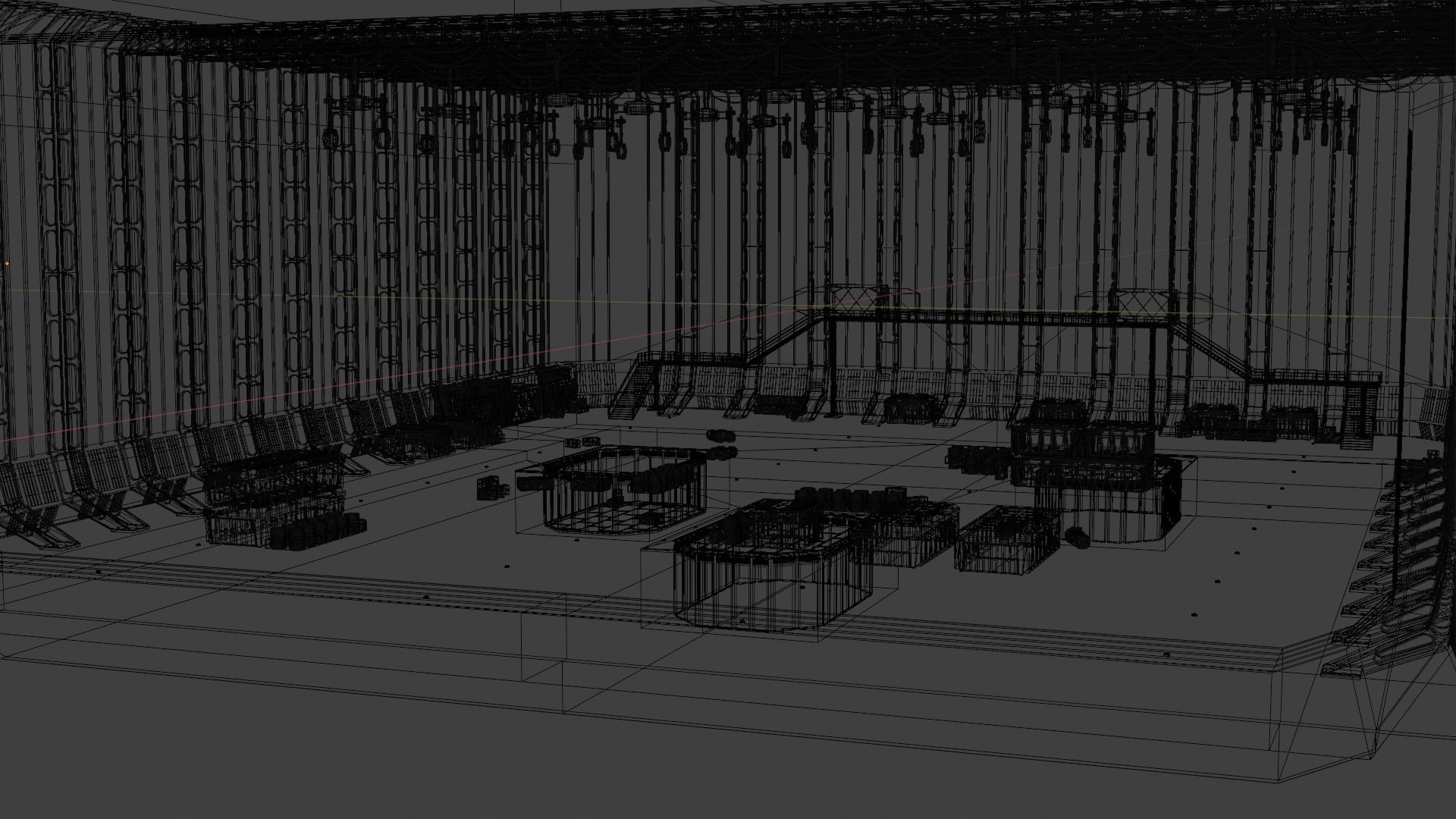 Imperial Star Destroyer Hangar 3D model_2