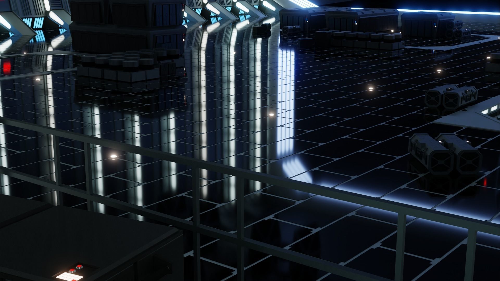 Imperial Star Destroyer Hangar 3D model_15