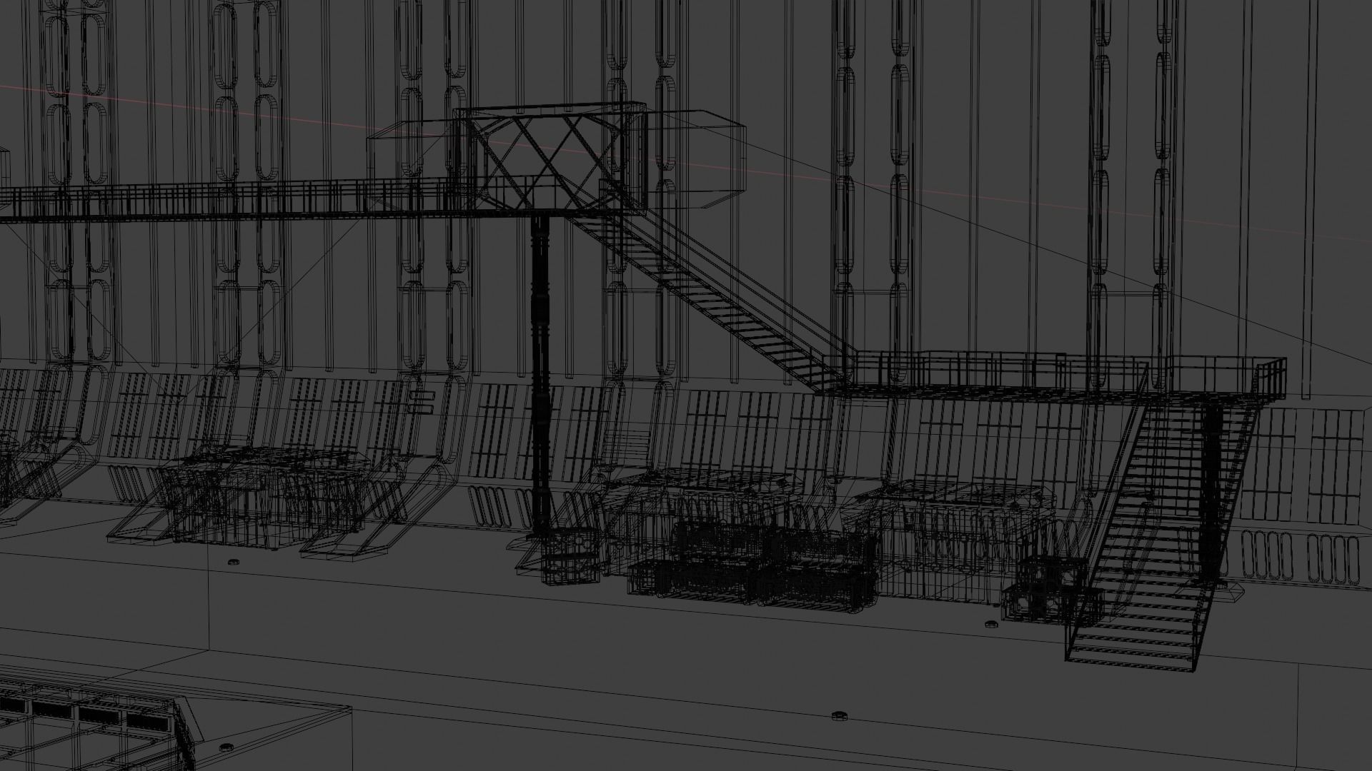 Imperial Star Destroyer Hangar 3D model_10