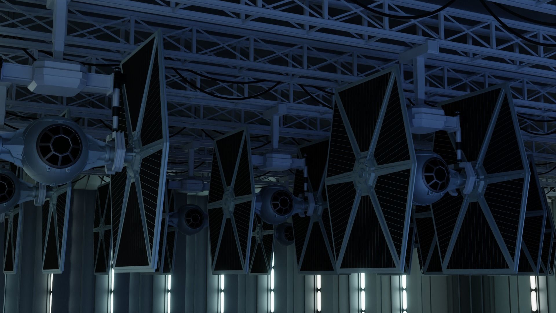 Imperial Star Destroyer Hangar 3D model_18