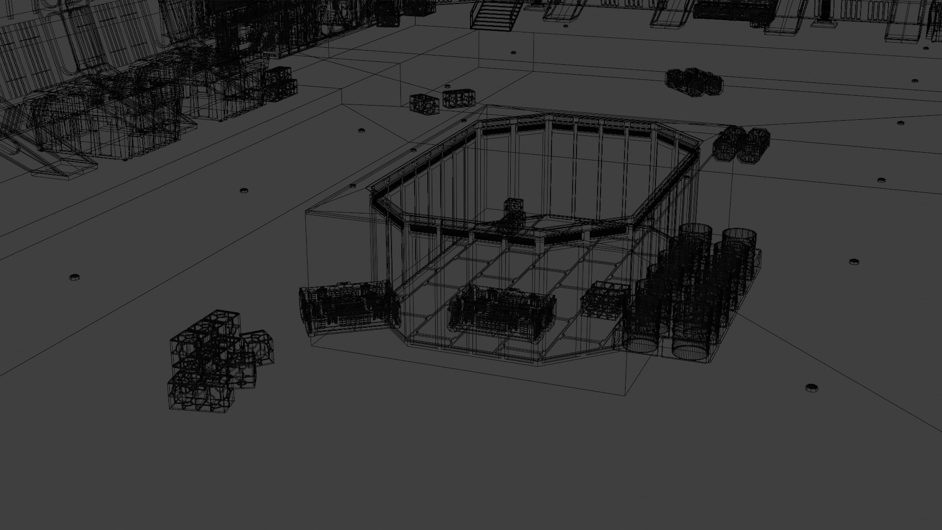 Imperial Star Destroyer Hangar 3D model_6