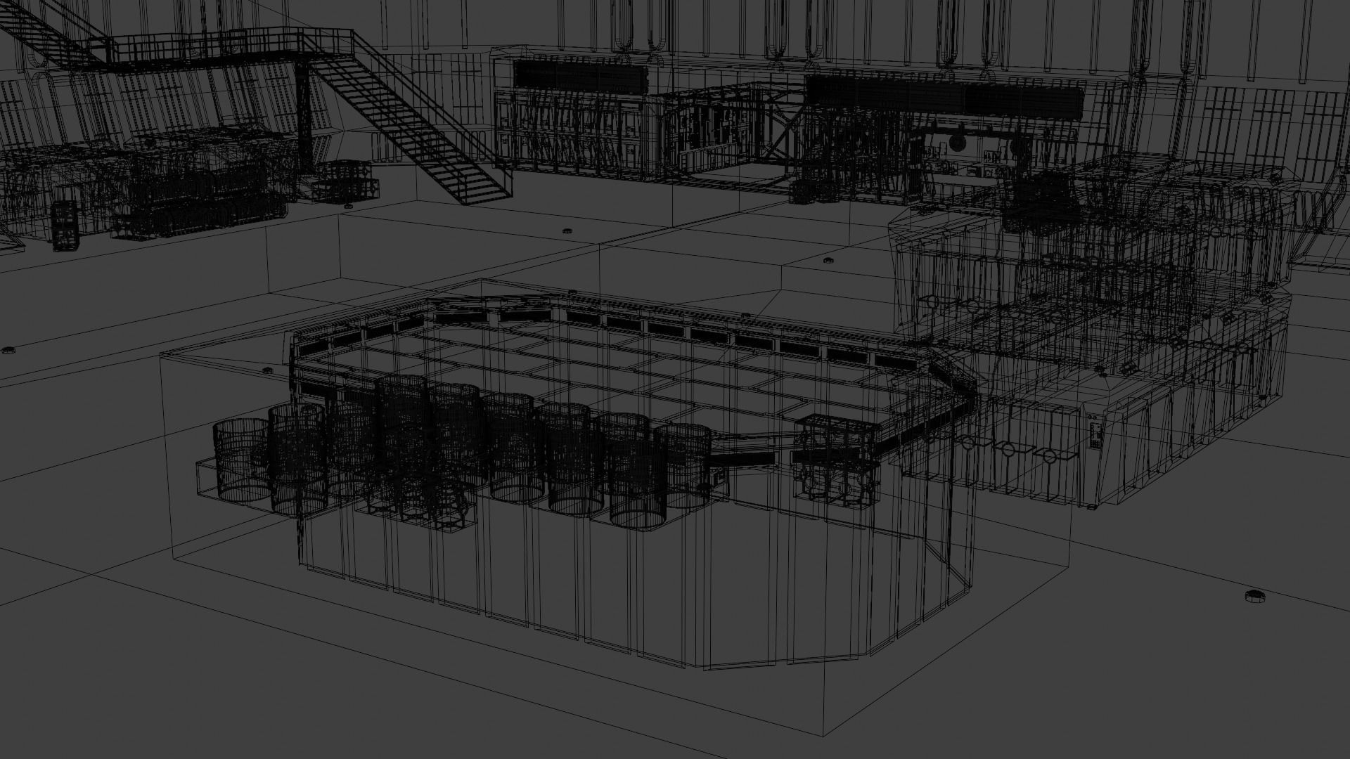 Imperial Star Destroyer Hangar 3D model_8