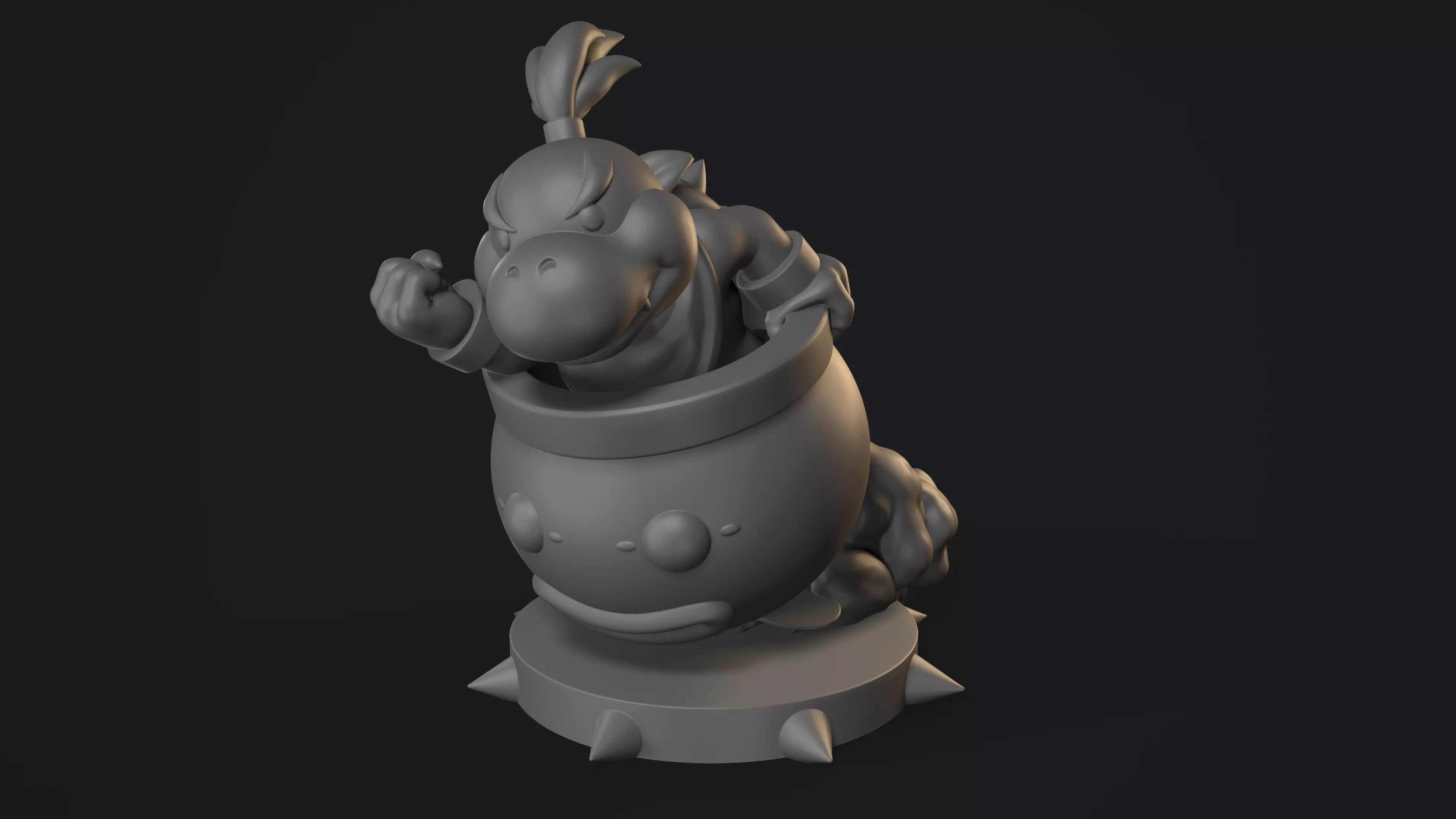 Bowser Jr 3D print model_0