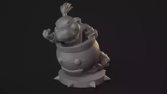 Bowser Jr 3D print model
