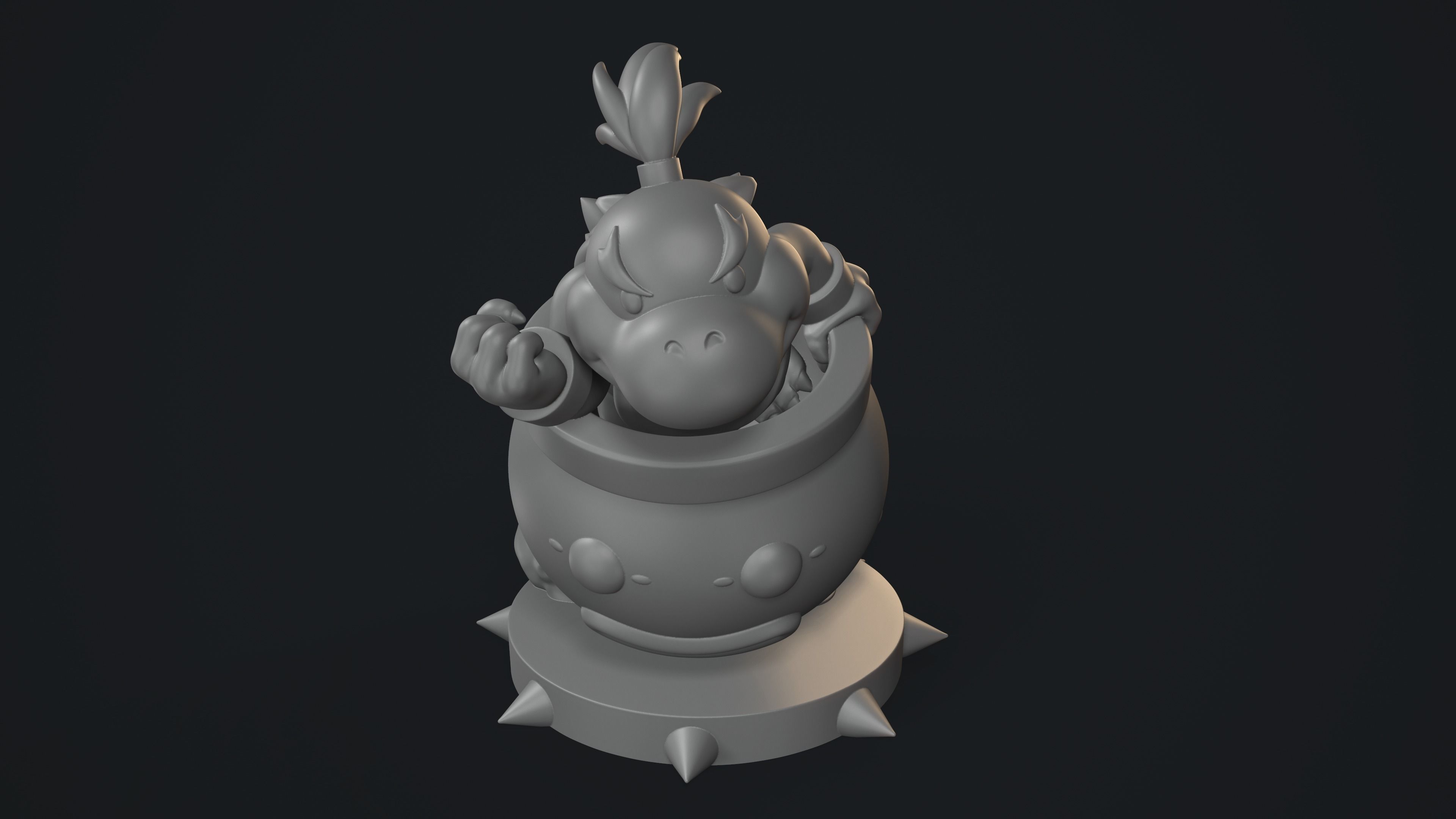 Bowser Jr 3D print model_4
