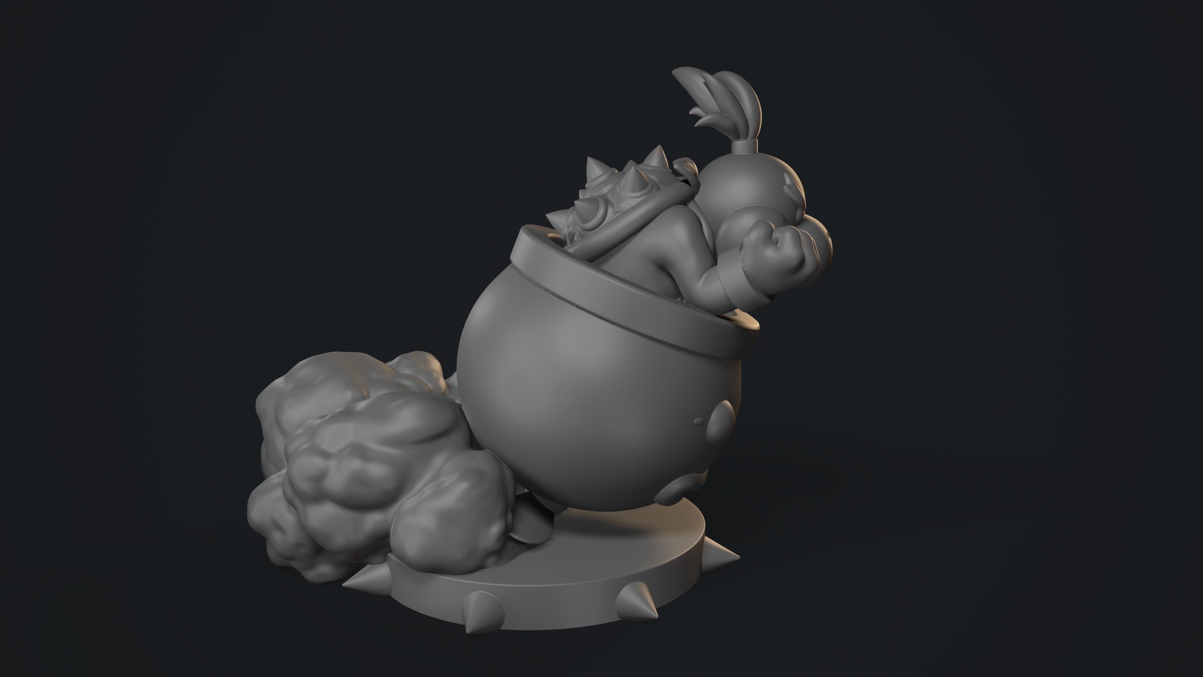 Bowser Jr 3D print model_3