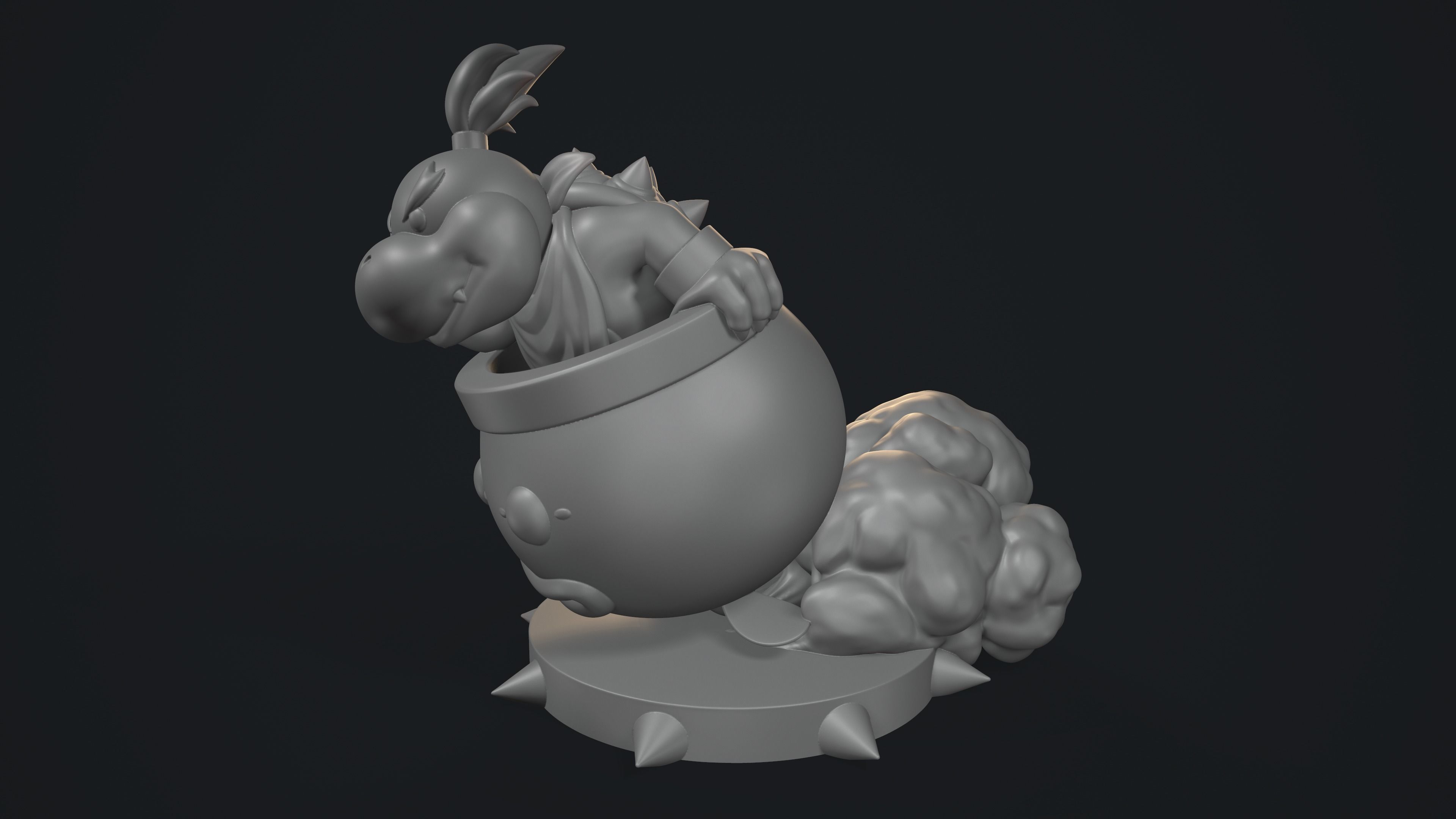 Bowser Jr 3D print model_2