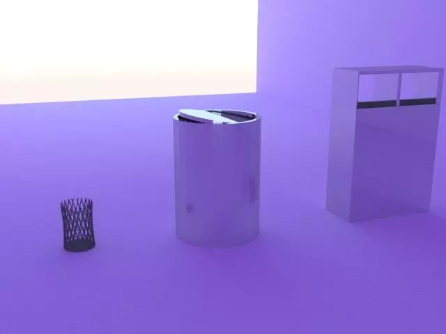 Trash Bin Free 3D model_0