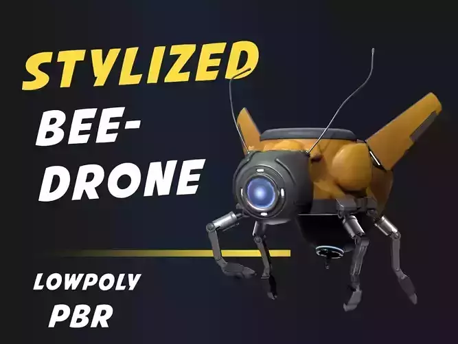 Stylized bee drone