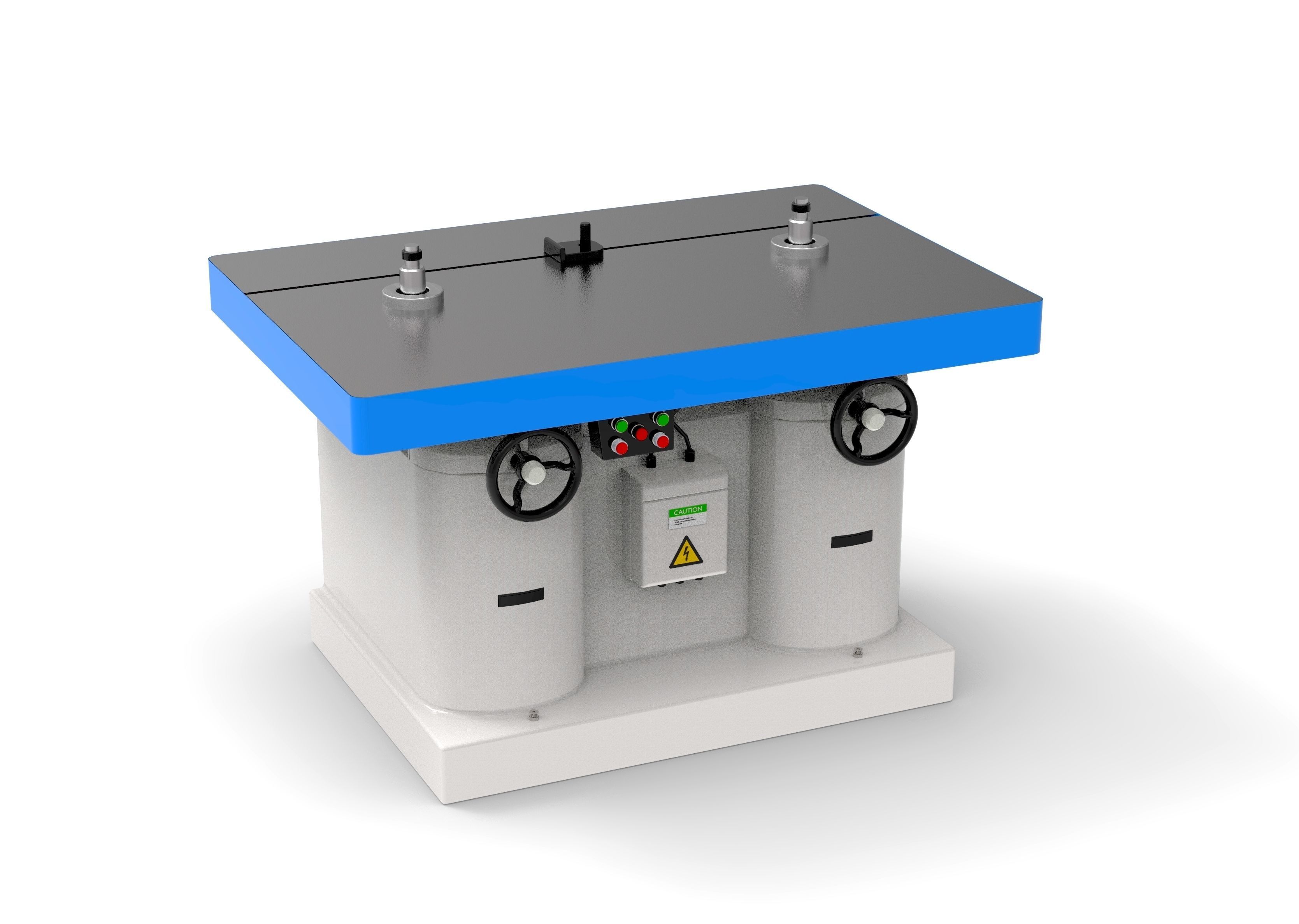  Double spindle shaper 3D model_2