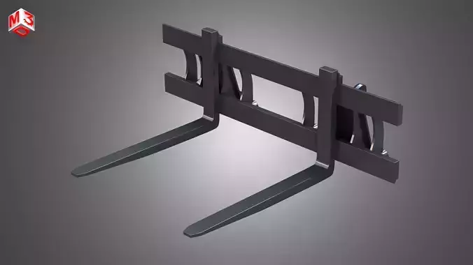 Pallet Fork - Front Loader 3D model