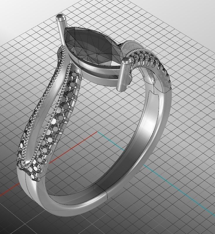 Ring iz 45 3D print model_9