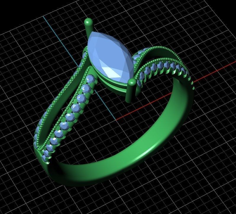 Ring iz 45 3D print model_11