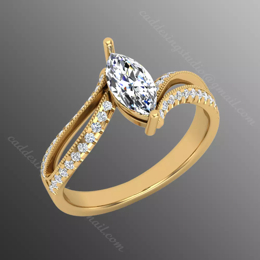 Ring iz 45 3D print model_0