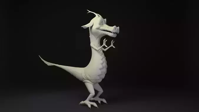 Small Dragon Character Organic modeling Creature 