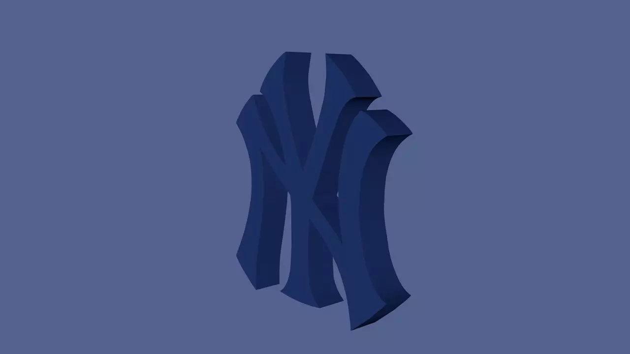 New York Yankees Logo 3D model