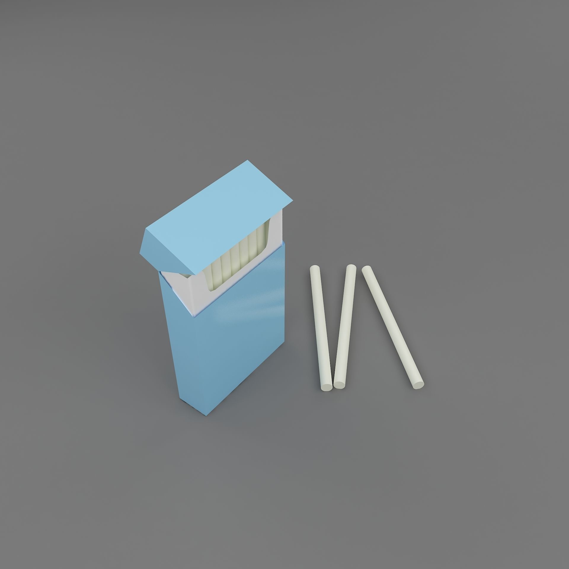 cigarette packaging 3D model_8