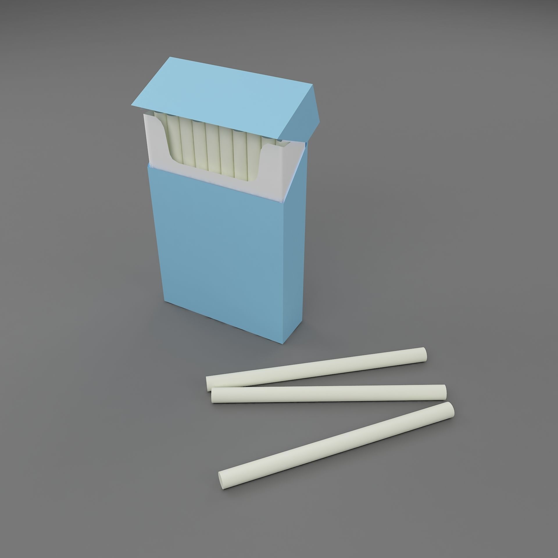 cigarette packaging 3D model_6