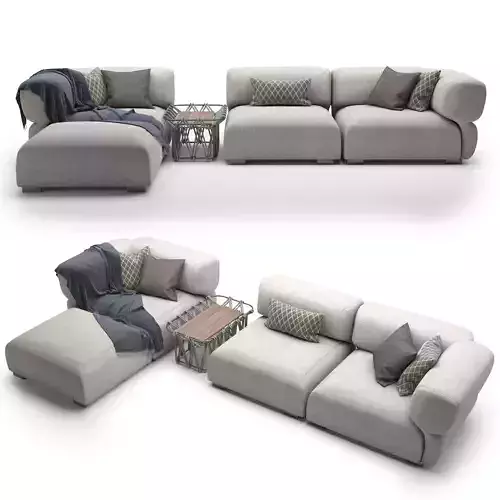 Sofa B and B Italia Butterfly