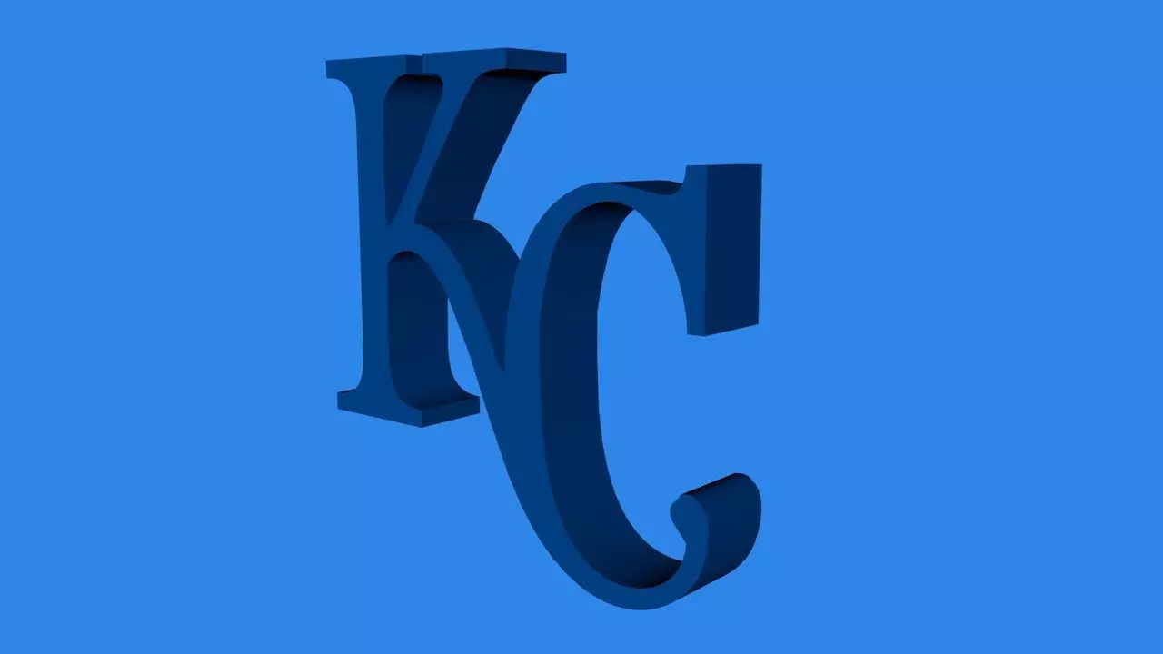 Kansas City Royals Team Logo 3D model