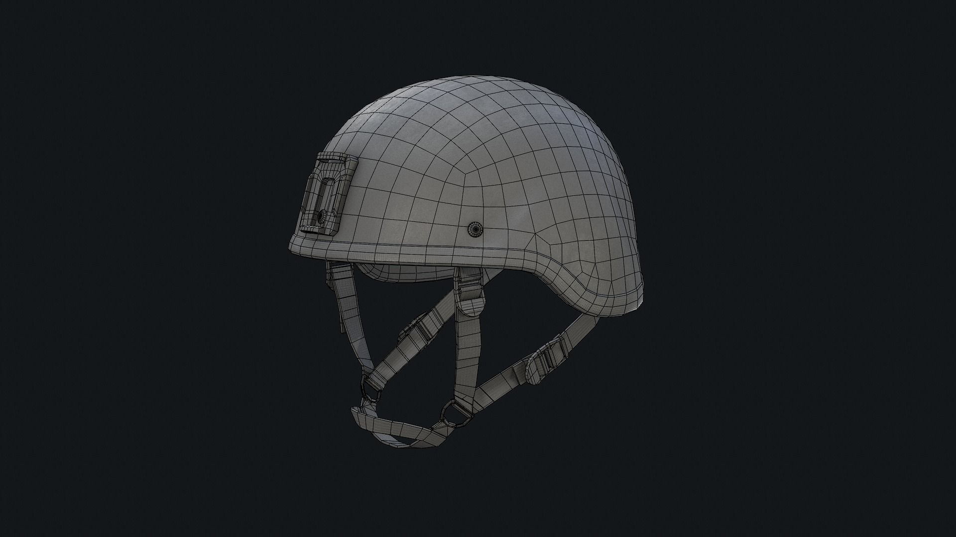 6B47 Helmet Ratnik Low-poly 3D model_11