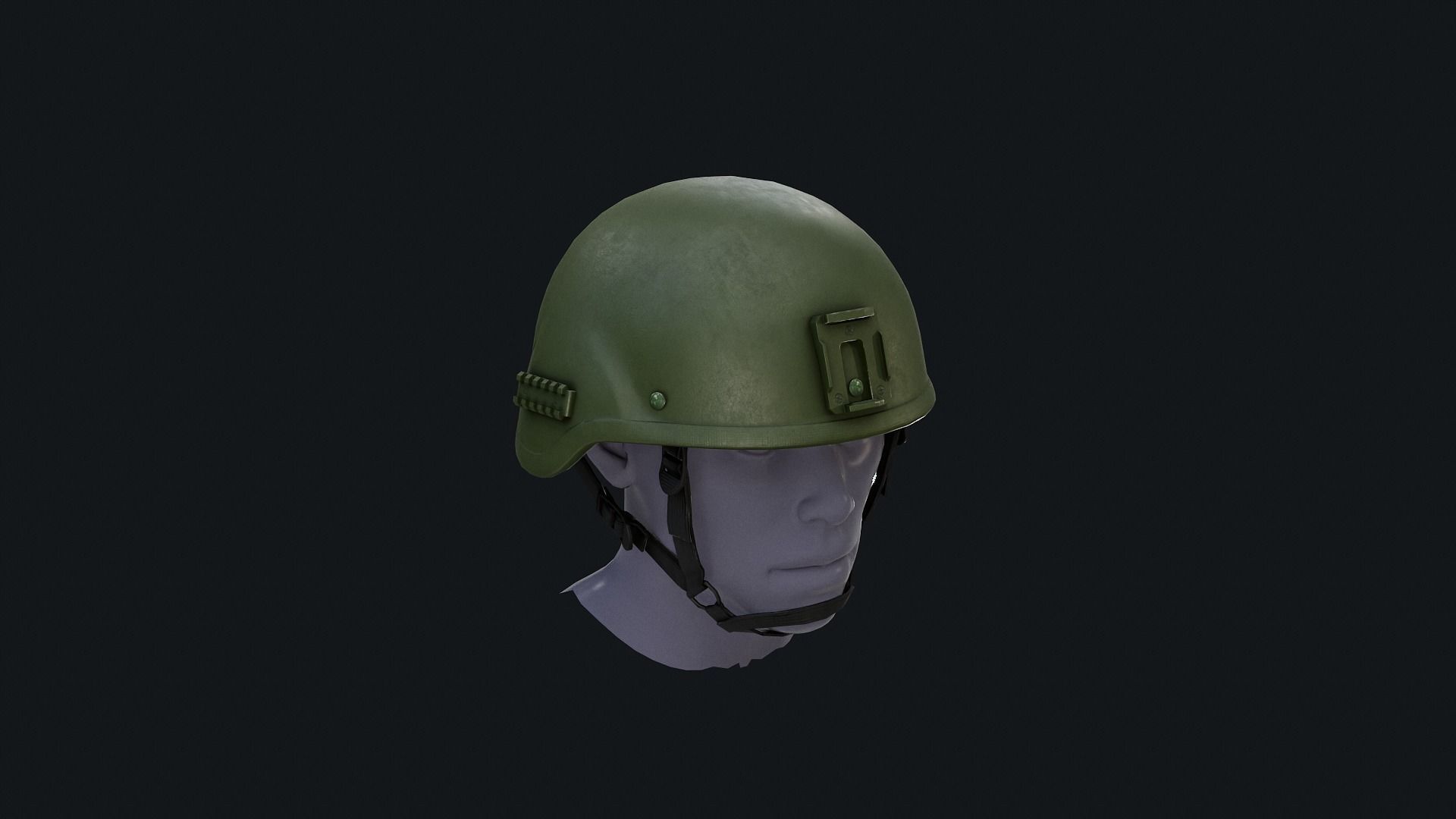 6B47 Helmet Ratnik Low-poly 3D model_2