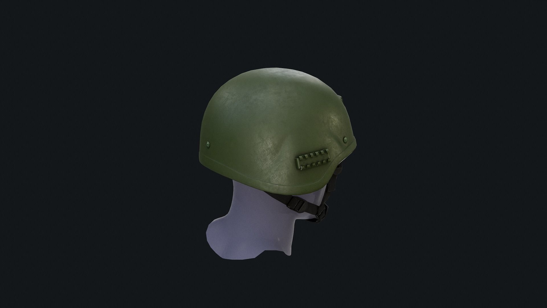 6B47 Helmet Ratnik Low-poly 3D model_4