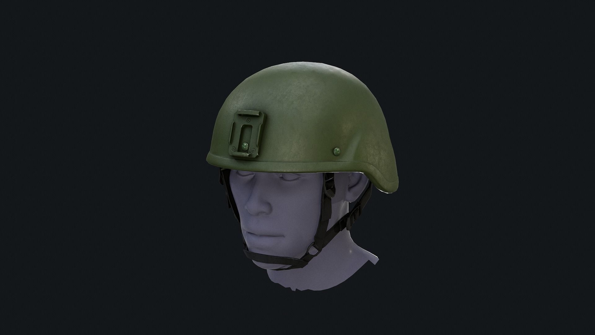 6B47 Helmet Ratnik Low-poly 3D model_1
