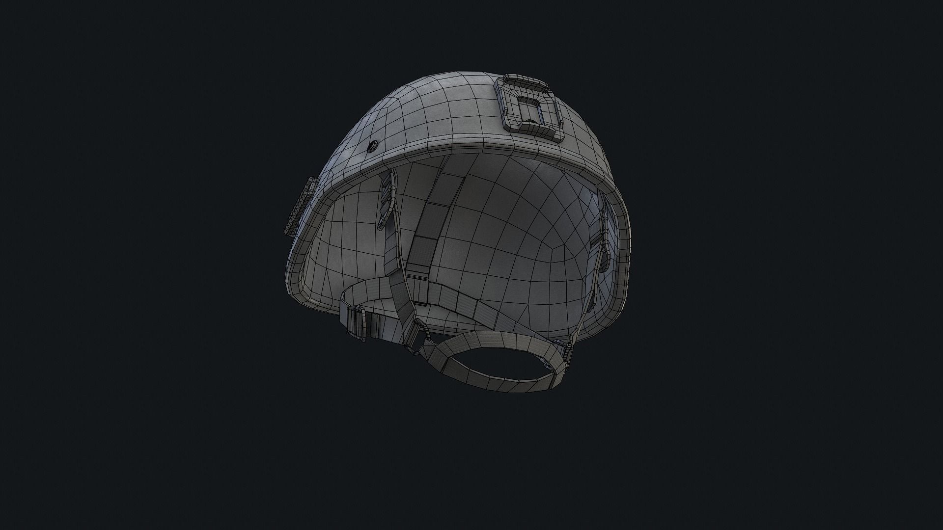 6B47 Helmet Ratnik Low-poly 3D model_12