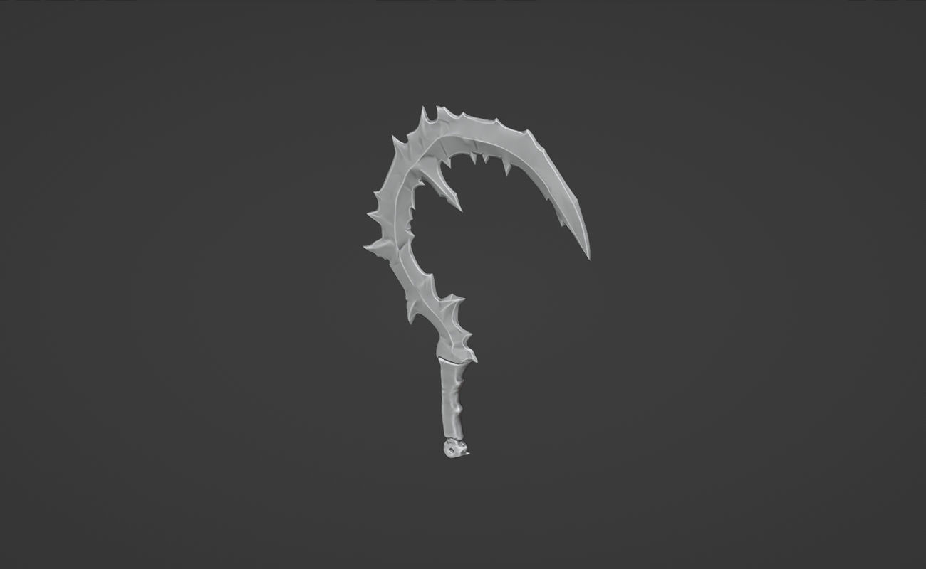 Noob Saibot sickle from Mortal Kombat 11 - Primordial Kombat 3D print model_4