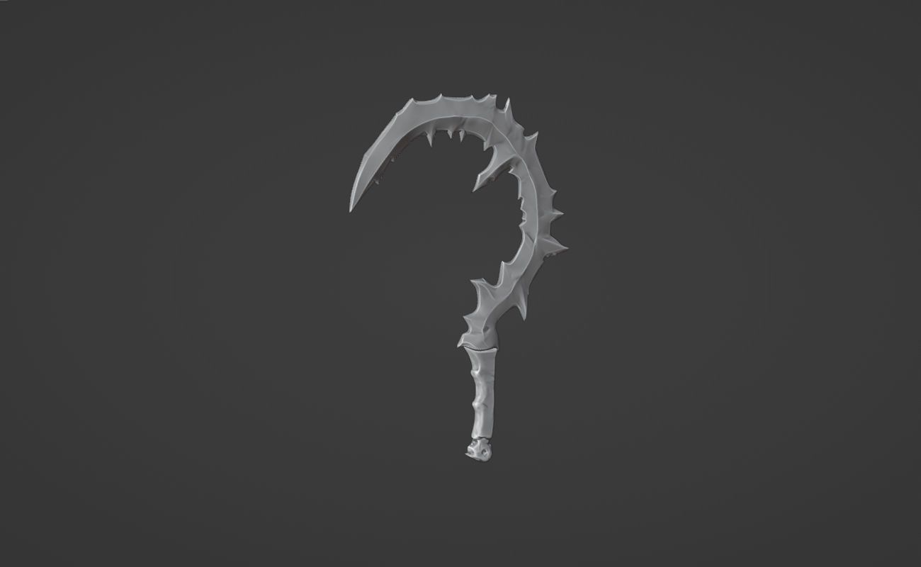 Noob Saibot sickle from Mortal Kombat 11 - Primordial Kombat 3D print model_2