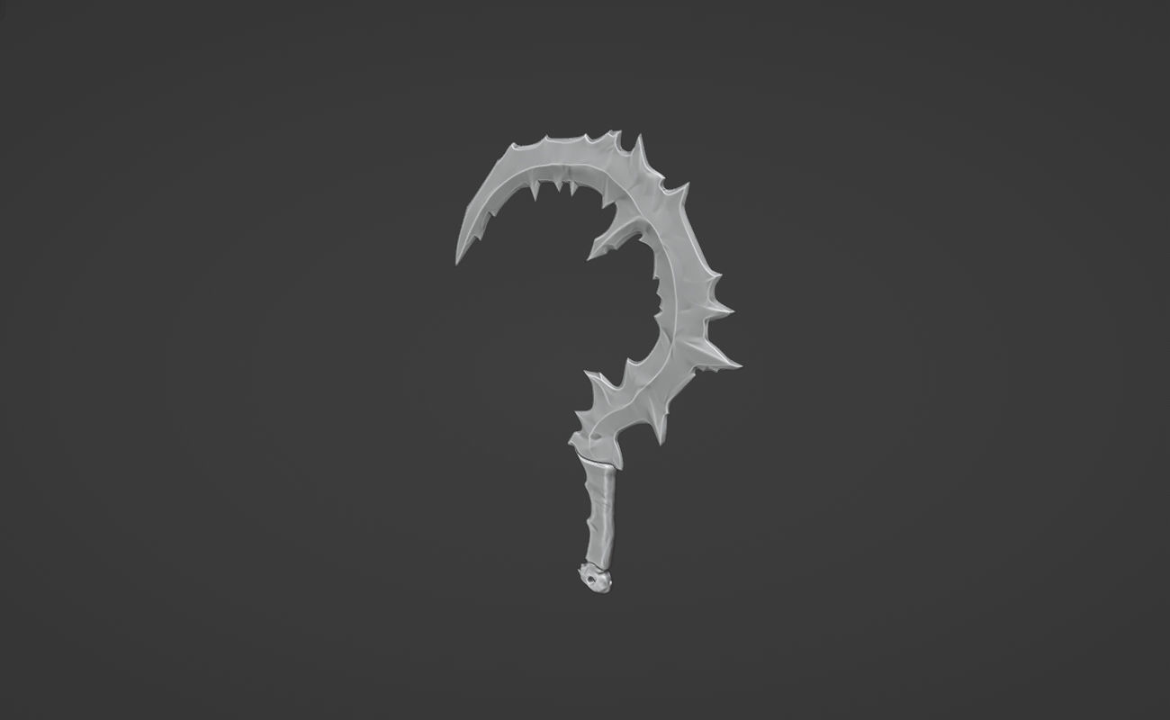 Noob Saibot sickle from Mortal Kombat 11 - Primordial Kombat 3D print model_6