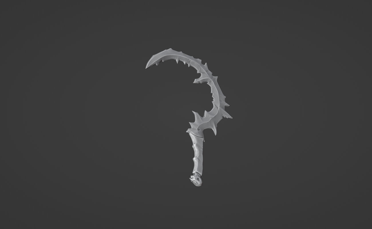 Noob Saibot sickle from Mortal Kombat 11 - Primordial Kombat 3D print model_3