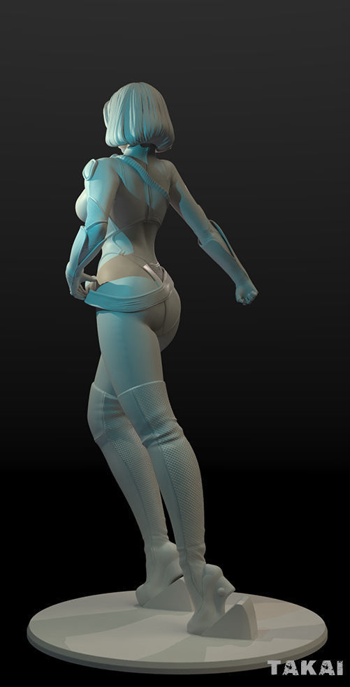 Power Girl Version 2 Fan Art 3D Print Figurine 3D print model_9