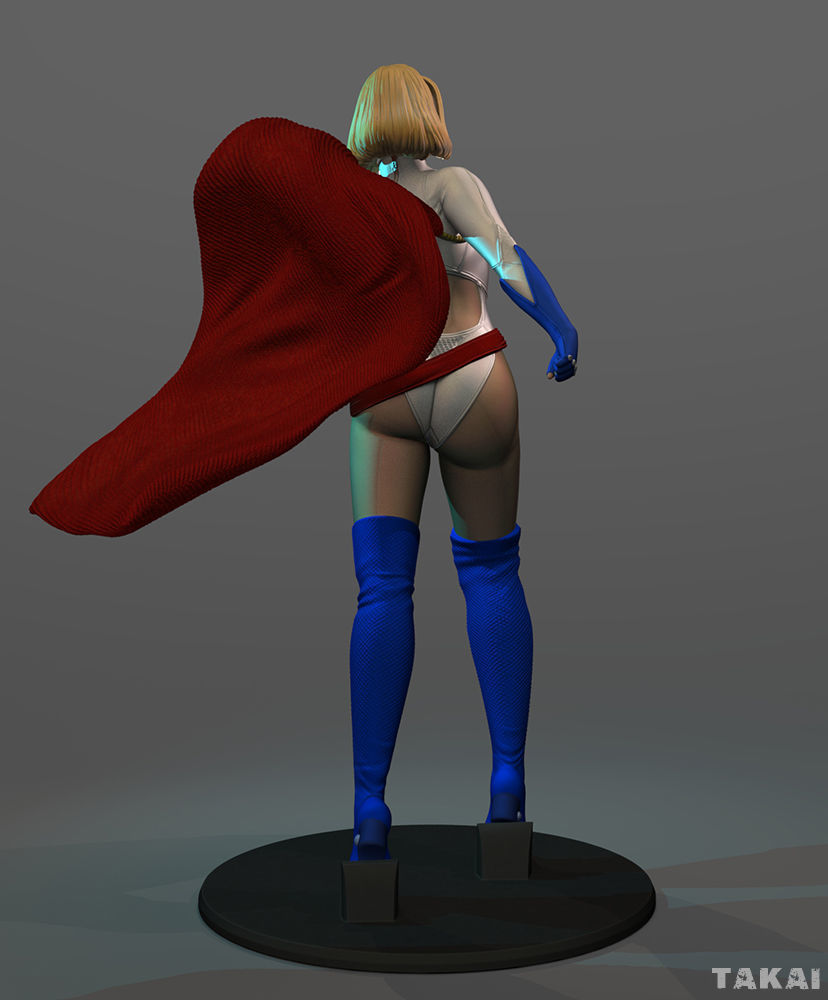 Power Girl Version 2 Fan Art 3D Print Figurine 3D print model_20