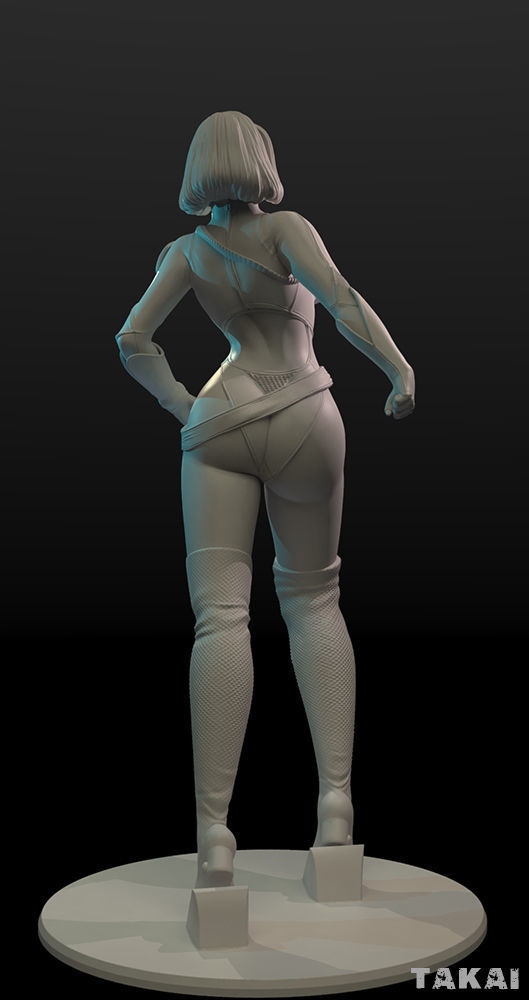 Power Girl Version 2 Fan Art 3D Print Figurine 3D print model_11