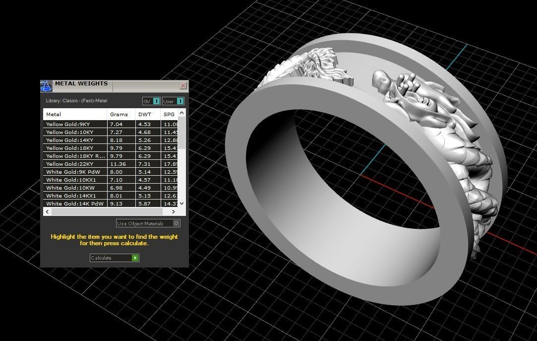 Custom dragon rings  3D print model_2