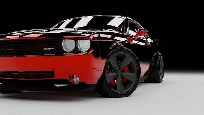 Dodge Challenger SRT 3D model 3D model