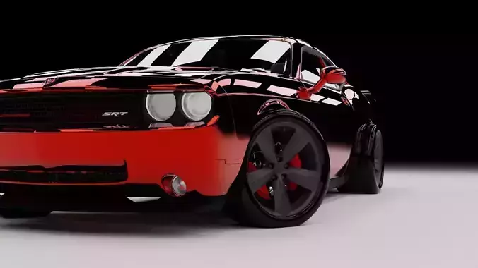 Dodge Challenger SRT 3D model 3D model