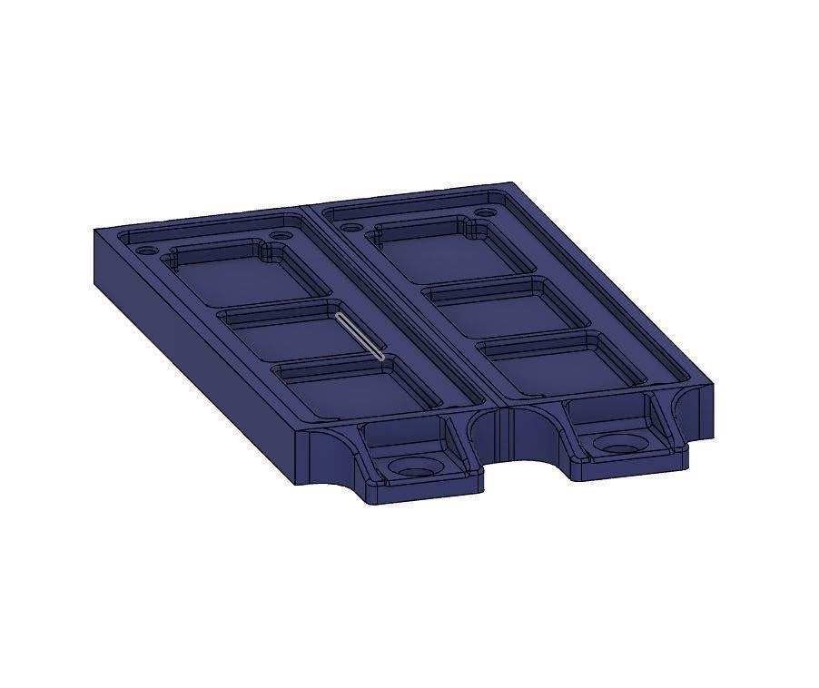 NE555 DC 12V Digital Delay Timer Relay Mounting Bracket 3D print model_5