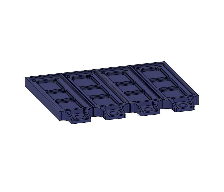 NE555 DC 12V Digital Delay Timer Relay Mounting Bracket 3D print model_7