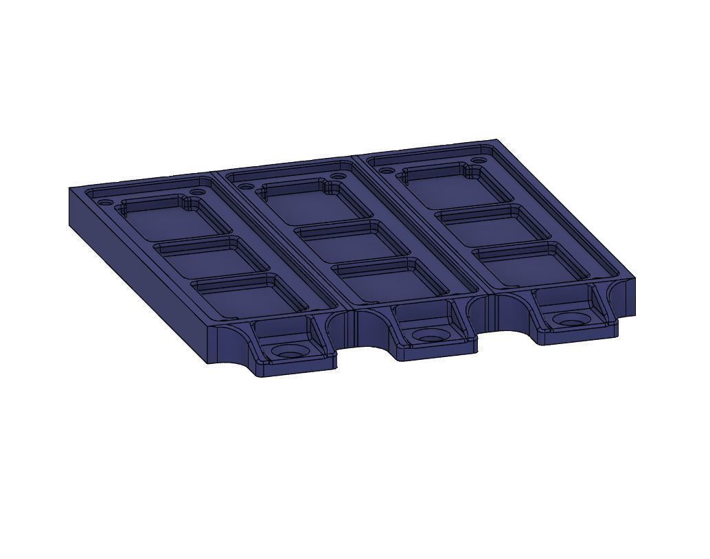 NE555 DC 12V Digital Delay Timer Relay Mounting Bracket 3D print model_6